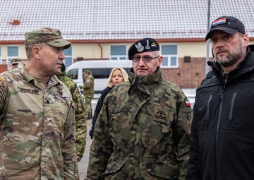 Croatian Minister of Defense visits Battle Group Poland