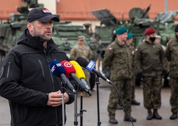 Croatian Minister of Defense visits Battle Group Poland