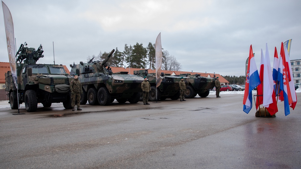 Croatian Minister of Defense visits Battle Group Poland