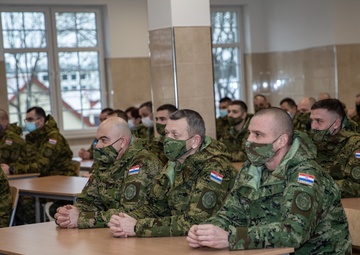 Croatian Minister of Defense visits Battle Group Poland