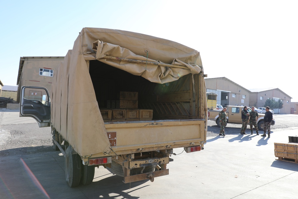 Ministry of Peshmerga Affairs and Combined Joint Task Force – Operation Inherent Resolve Coalition Forces Ammunition Distribution