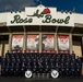 USAF Total Force Band takes photos with CSAF Gen. Brown prior to Tournament of Roses Parade