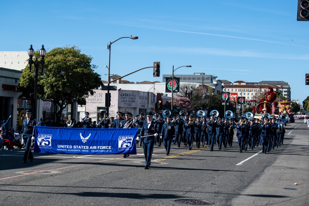 USAF Total Force Band plays in Tournament of Roses Parade