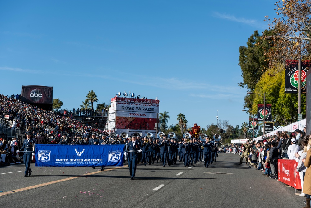 USAF Total Force Band plays in Tournament of Roses Parade