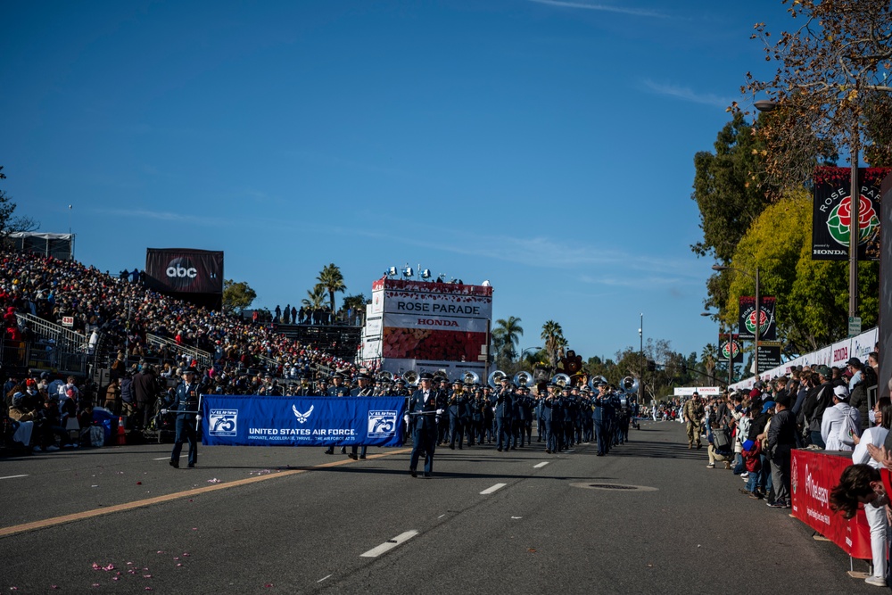 USAF Total Force Band plays in Tournament of Roses Parade