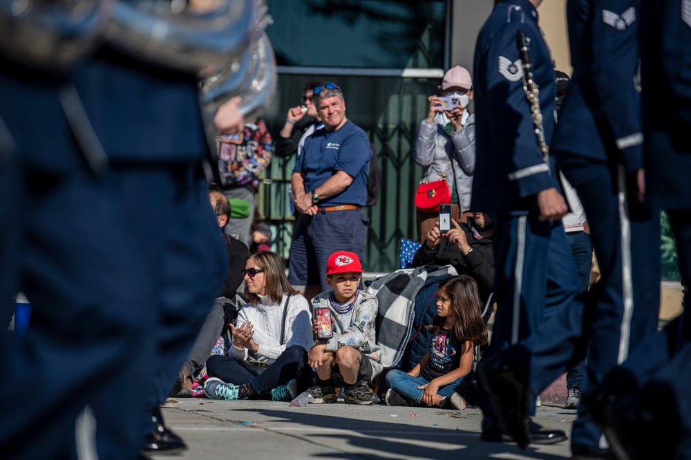 USAF Total Force Band plays in Tournament of Roses Parade