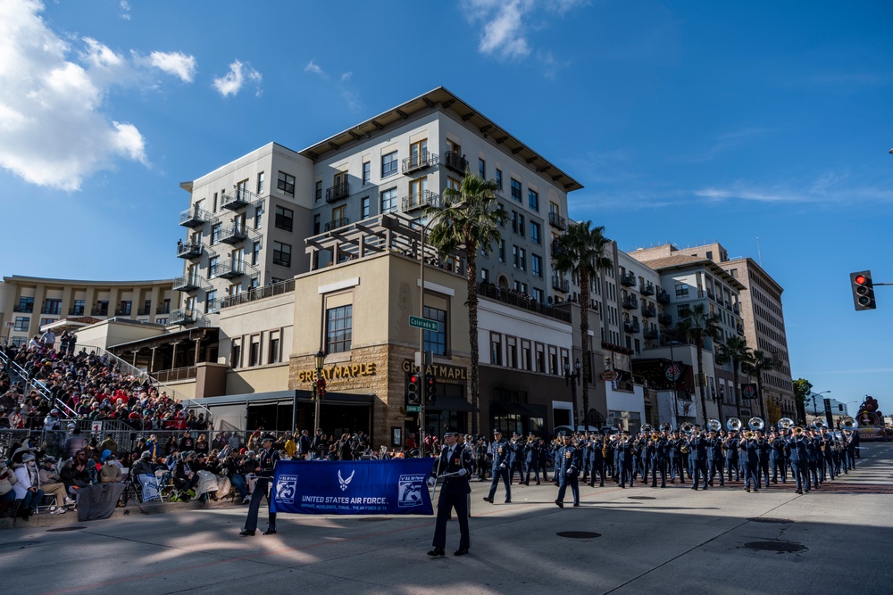 USAF Total Force Band plays in Tournament of Roses Parade