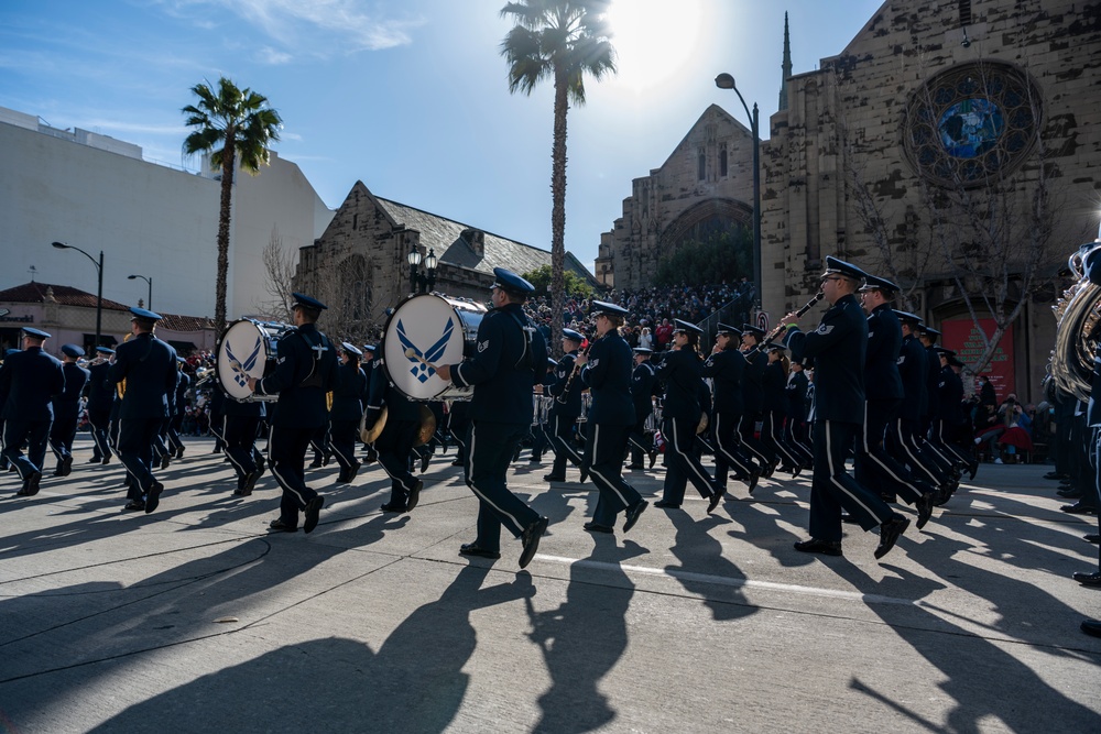 USAF Total Force Band plays in Tournament of Roses Parade