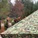 Marines practice building Arctic tent as part of CWOC Class 22-01 training