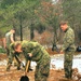 Marines practice building Arctic tent as part of CWOC Class 22-01 training