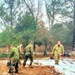 Marines practice building Arctic tent as part of CWOC Class 22-01 training