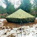 Marines practice building Arctic tent as part of CWOC Class 22-01 training
