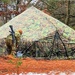 Marines practice building Arctic tent as part of CWOC Class 22-01 training