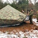 Marines practice building Arctic tent as part of CWOC Class 22-01 training