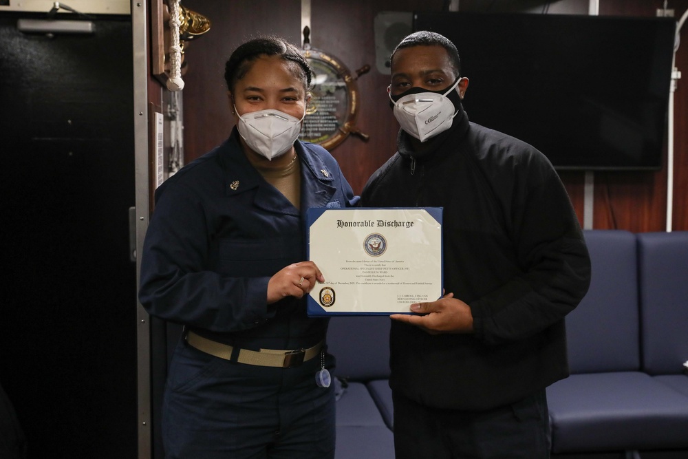Chief Ward Reenlistment