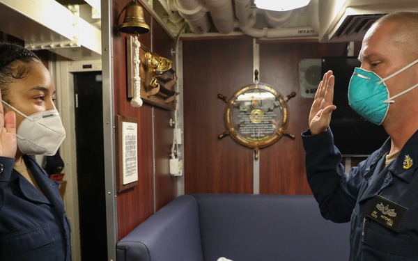 Chief Ward Reenlistment