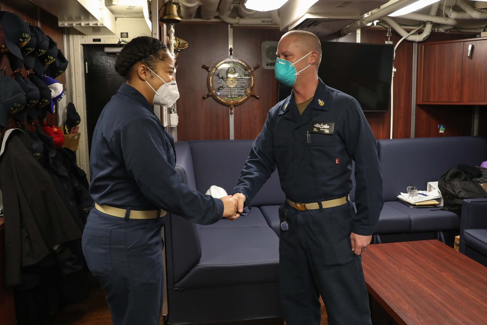 Chief Ward Reenlistment