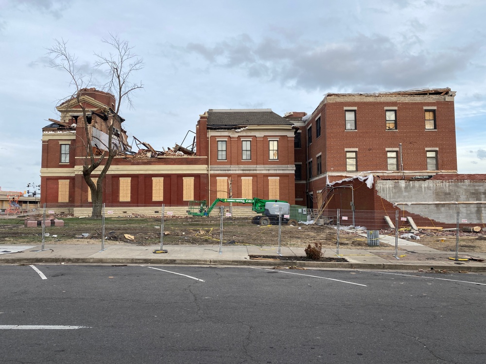 The Graves County Court House Was Damaged in the Recent Tornadoes