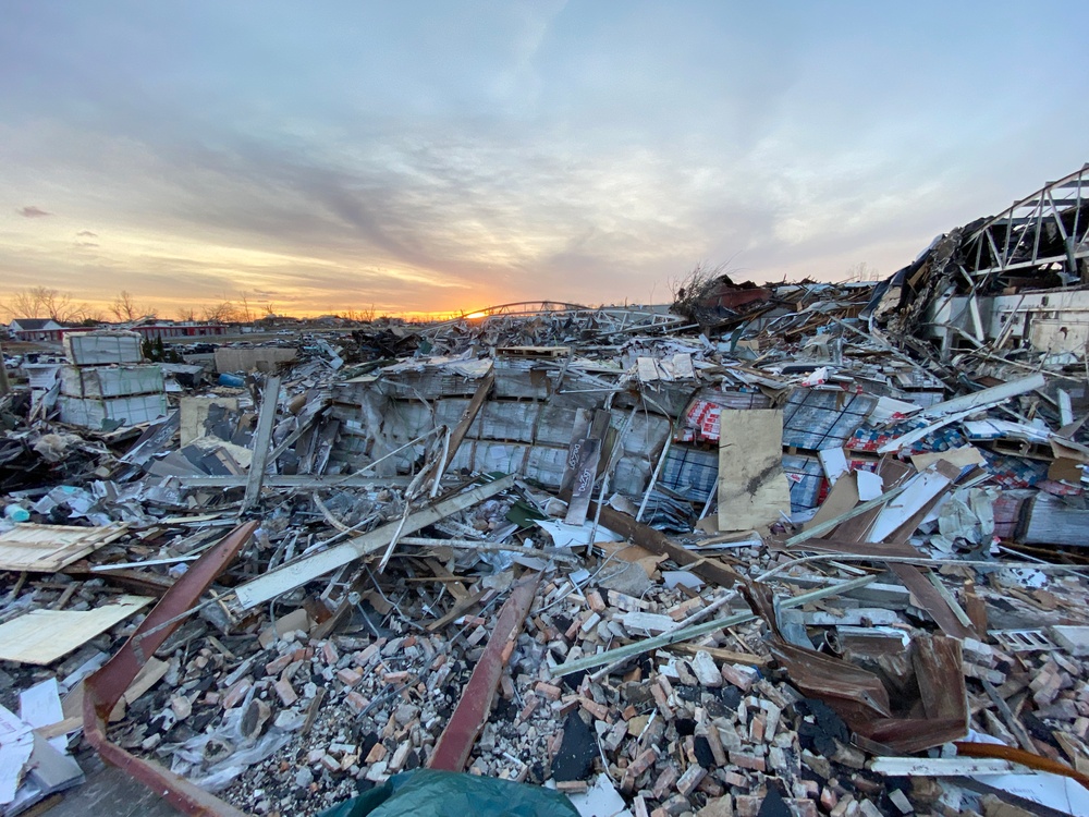 Neighborhoods Are Scattered With Debris Following Recent Tornadoes