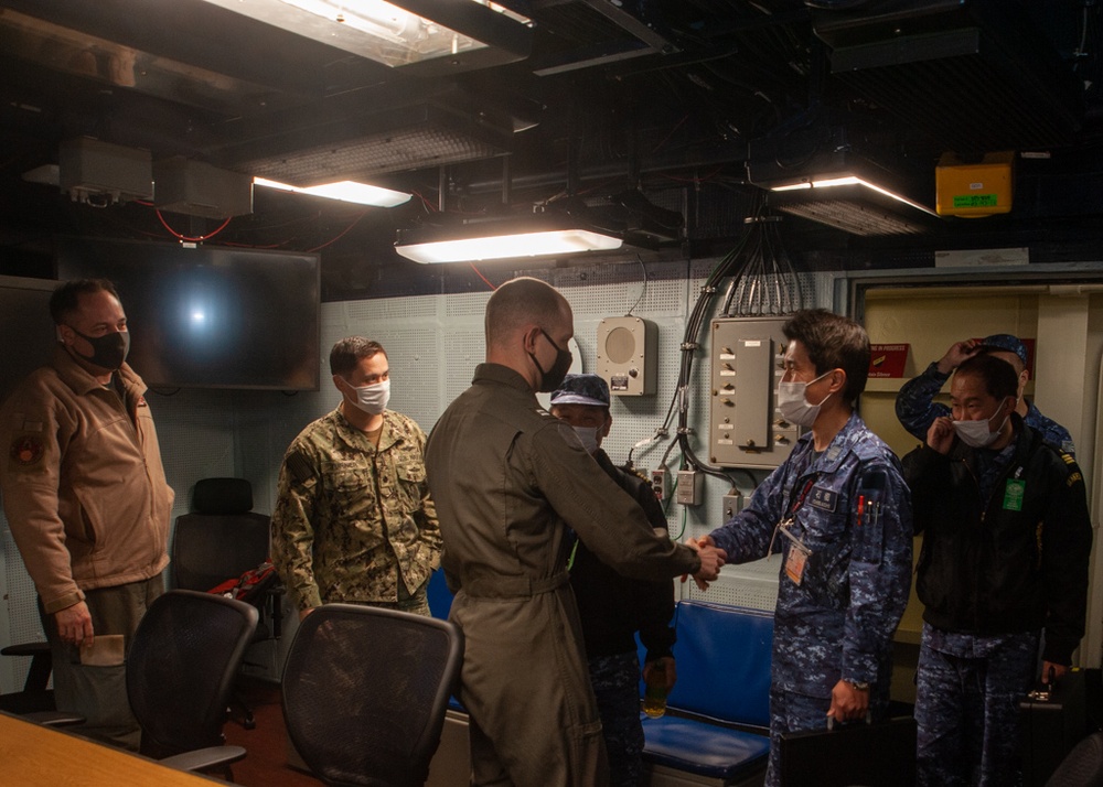 CTF 70 and JMSDF Discuss Operations and Information Warfare