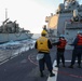 USS Ross replenishes at sea with USNS Supply