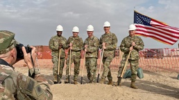 RCAB ground-breaking at Camp Buehring