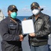 MM2 McNair frocked to Petty Officer 2nd Class