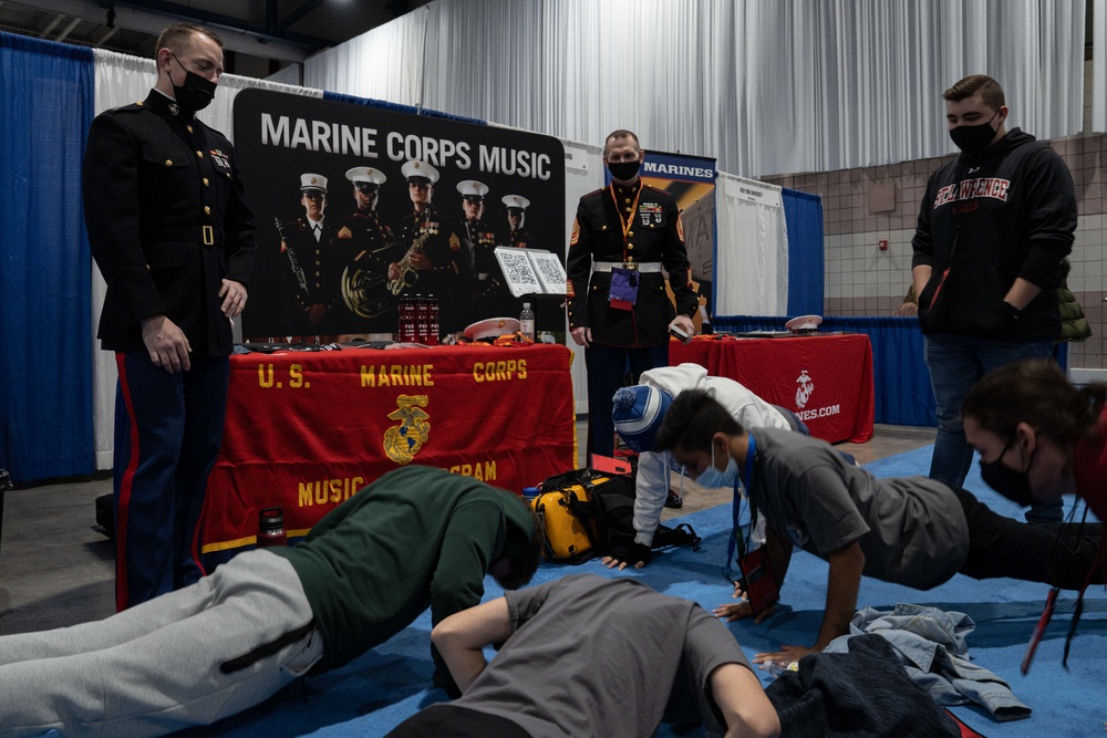 1st Marine Corps District Marines attend NYSSMA Conference