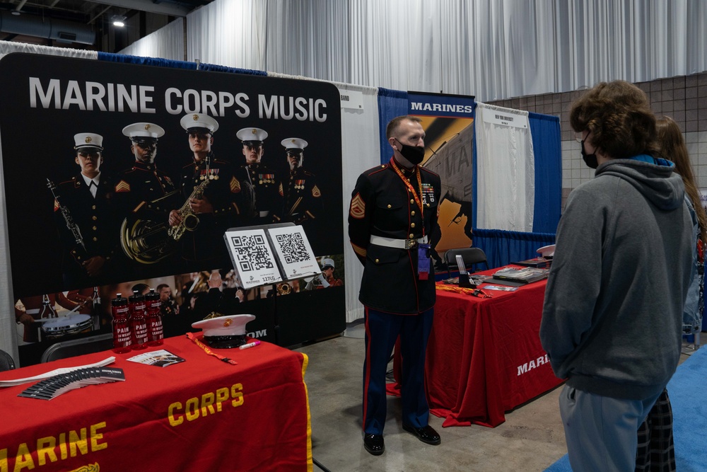 1st Marine Corps District Marines attend NYSSMA Conference