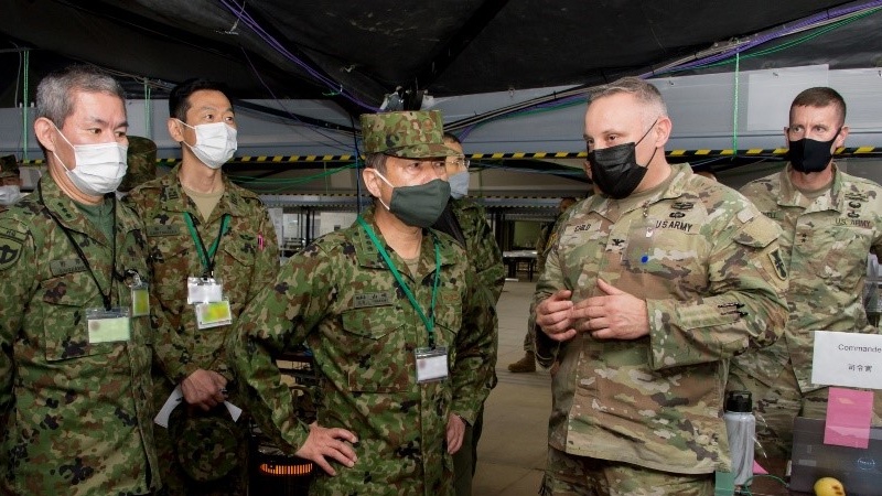 Joint Command Post Exercise between the Japan Ground Self-Defense Force (JGSDF) and U.S Army