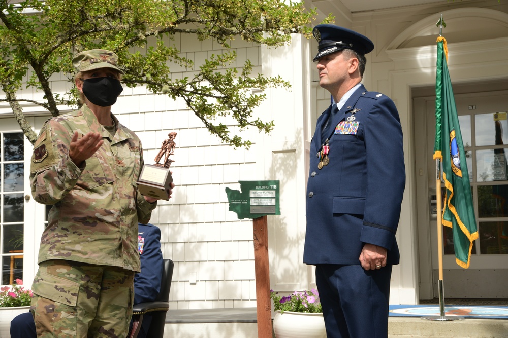 Retirement ceremony for Lt. Col. Rick Collison