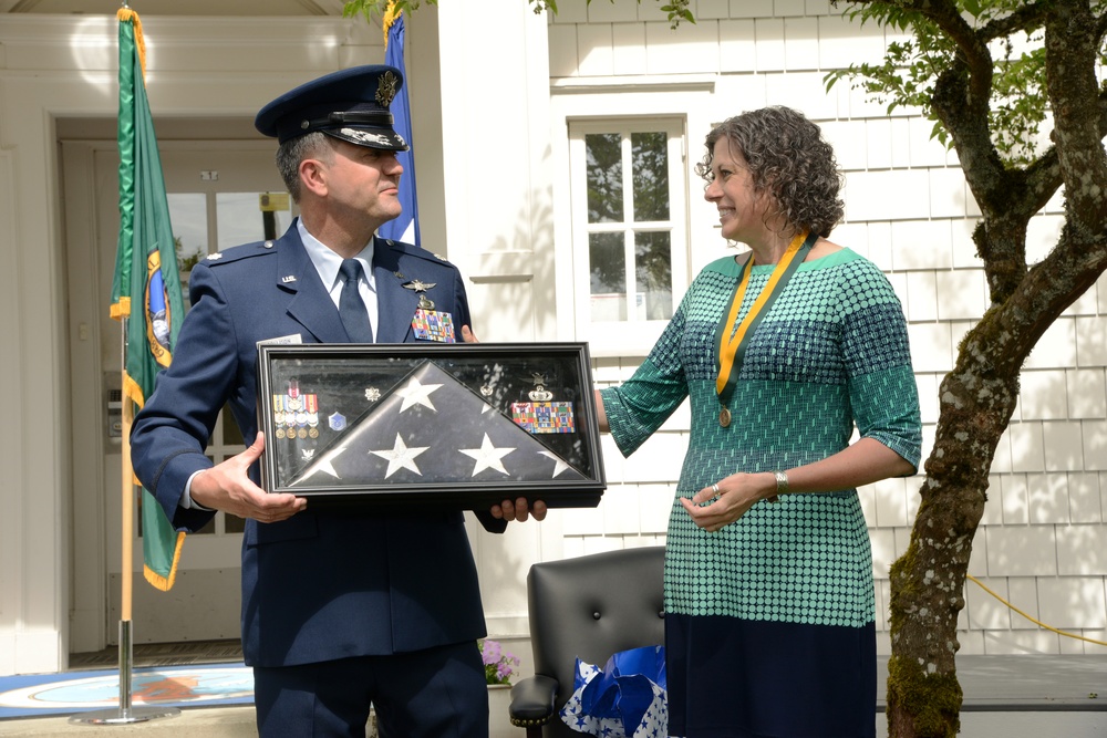 Retirement ceremony for Lt. Col. Rick Collison