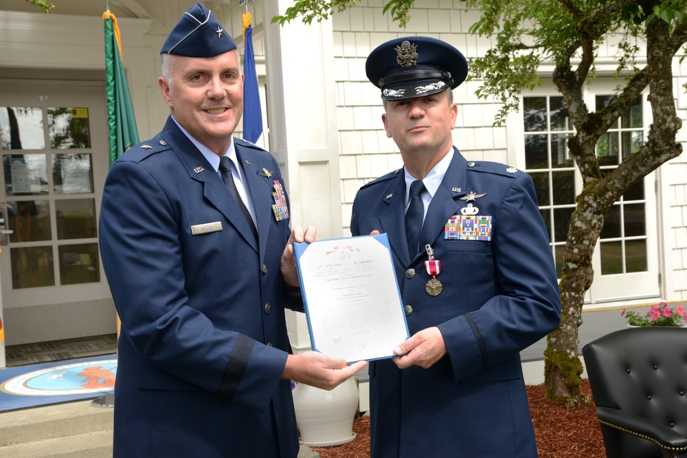 Retirement ceremony for Lt. Col. Rick Collison