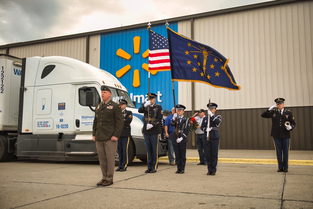 Indiana National Guardsmen support Wreaths Across America event in Seymour