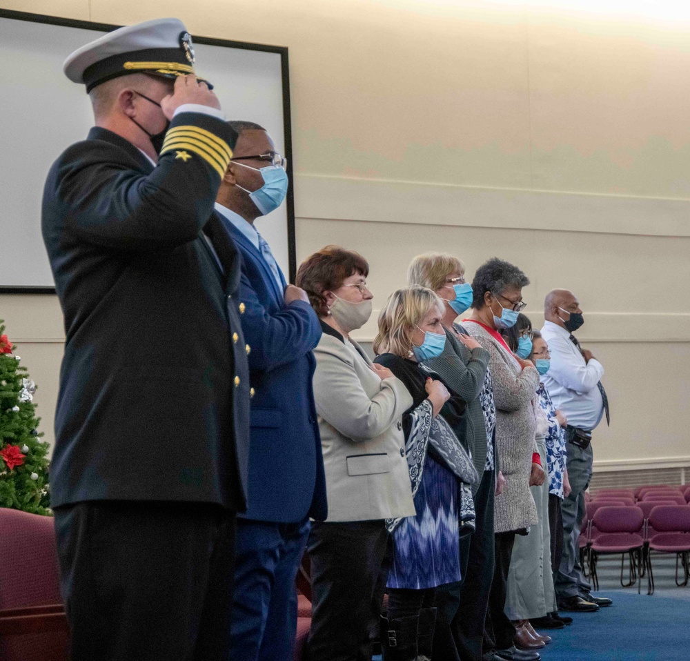 Navy Exchange Retirement Ceremony