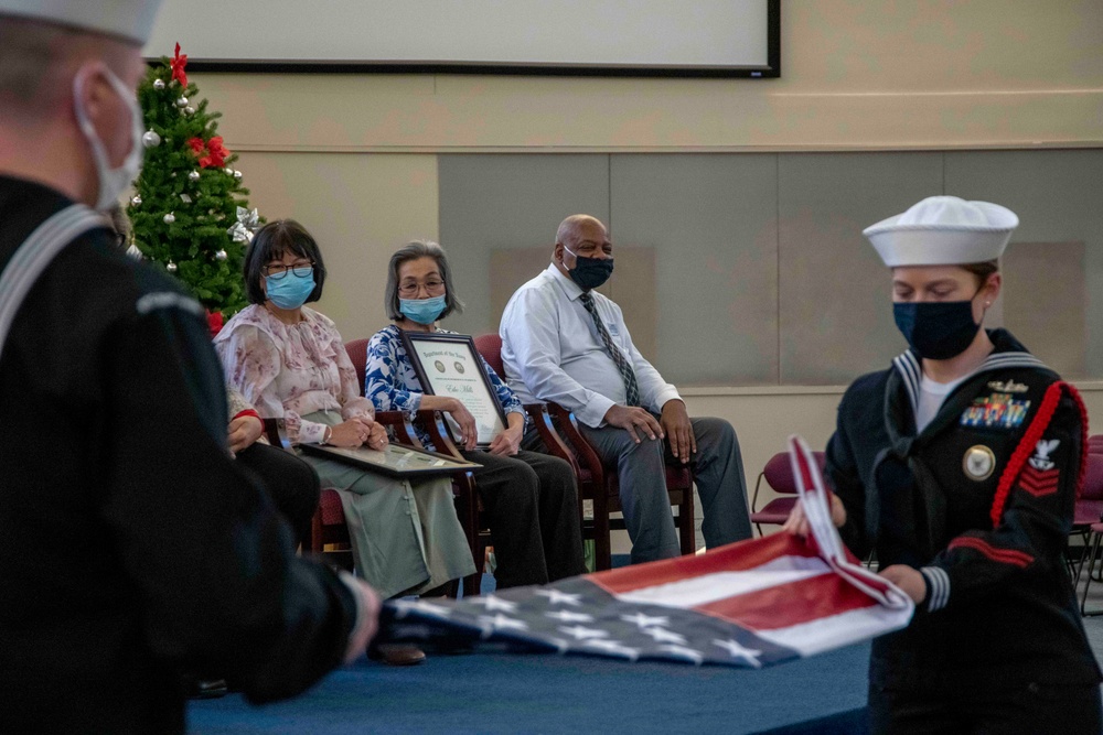 Navy Exchange Retirement Ceremony