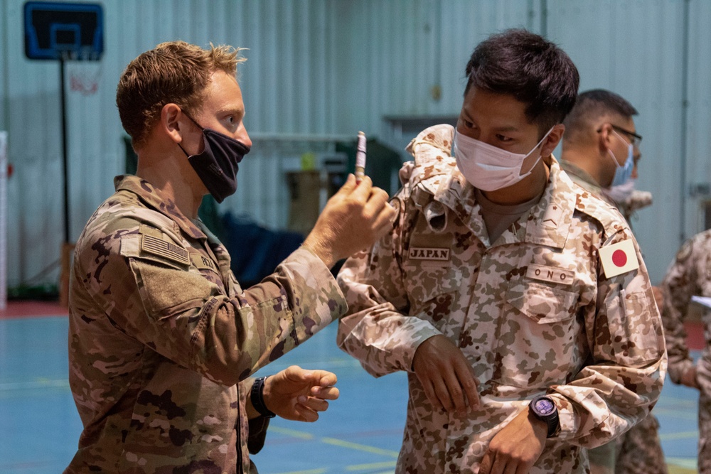 U.S., Japanese share medical capabilities