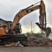 Building destruction in Fort McCoy's 1600 block makes way for future brigade headquarters construction