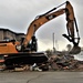 Building destruction in Fort McCoy's 1600 block makes way for future brigade headquarters construction