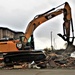 Building destruction in Fort McCoy's 1600 block makes way for future brigade headquarters construction