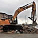 Building destruction in Fort McCoy's 1600 block makes way for future brigade headquarters construction