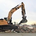 Building destruction in Fort McCoy's 1600 block makes way for future brigade headquarters construction