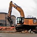 Building destruction in Fort McCoy's 1600 block makes way for future brigade headquarters construction