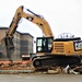 Building destruction in Fort McCoy's 1600 block makes way for future brigade headquarters construction