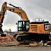 Building destruction in Fort McCoy's 1600 block makes way for future brigade headquarters construction