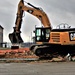 Building destruction in Fort McCoy's 1600 block makes way for future brigade headquarters construction