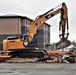 Building destruction in Fort McCoy's 1600 block makes way for future brigade headquarters construction