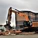 Building destruction in Fort McCoy's 1600 block makes way for future brigade headquarters construction