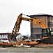 Building destruction in Fort McCoy's 1600 block makes way for future brigade headquarters construction