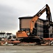 Building destruction in Fort McCoy's 1600 block makes way for future brigade headquarters construction